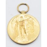 Royal Navy WW1 Victory Medal named to Lieutenant G S Benton, Royal Navy Volunteer Reserve