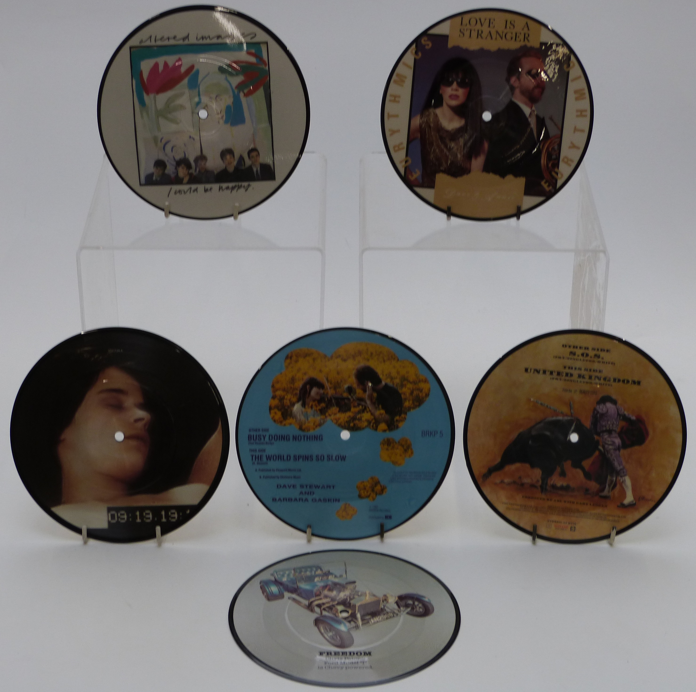 Twenty one 7 inch picture disc singles including Bad Manners, Adam Ant, Eurythmics, Lenny Kravitz, - Image 4 of 4