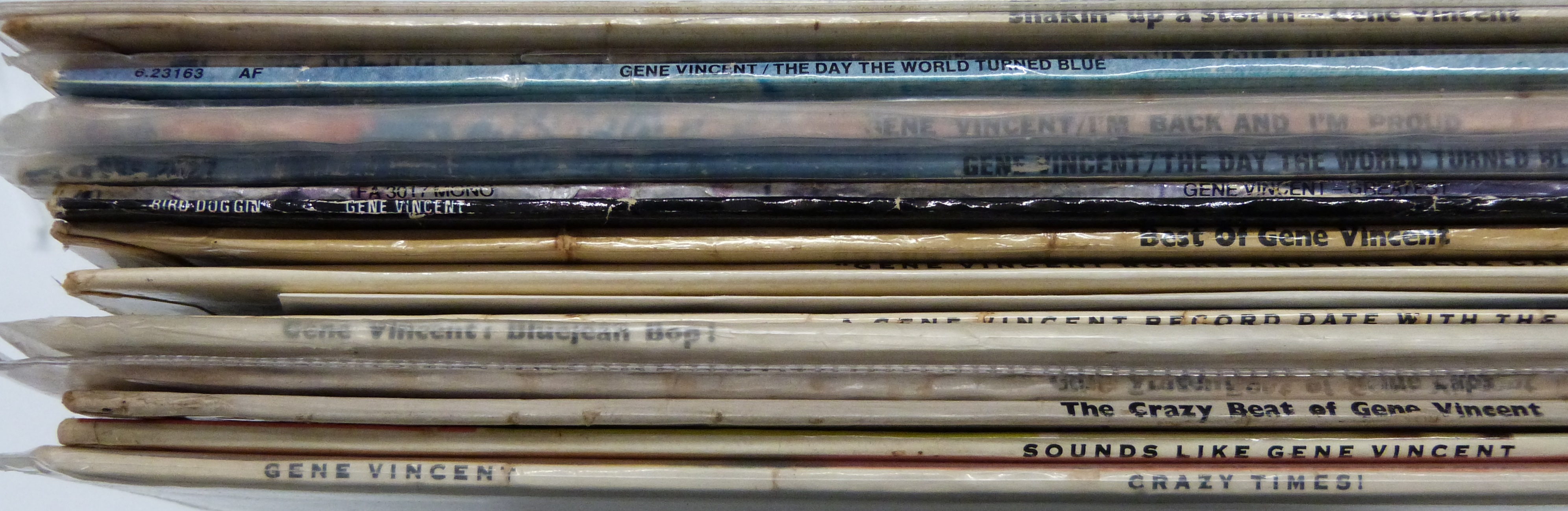 Gene Vincent - sixteen albums including Blue Jean Bop, Blue Caps, Blue Caps Roll, Record Date, - Image 3 of 3