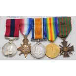 British Army WW1 18th Hussars Distinguished Conduct medal group for 4733 Trumpeter J Moylan