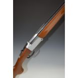 Investarm 12 bore 3" magnum folding over and under shotgun with chequered semi-pistol grip and