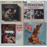 George Martin - Six albums including Beatle Girls (ULP 1157) record and cover appear Ex, British
