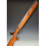 Vickers .22 underlever action target rifle with adjustable sights, semi-pistol grip and 29 inch