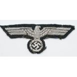 German WW2 Third Reich Nazi Wehrmacht officer's breast eagle