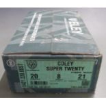 Two-hundred-and-fifty Eley Coley Super Twin 20 bore shotgun cartridges, sealed in original box.