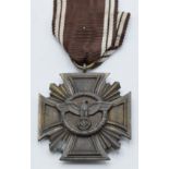 German Nazi Party 10 Years of 'Faithful Service' badge / medal