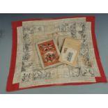 Fulton's Military Handkerchief together with 'Official Crests of the British Army' pull-out display,