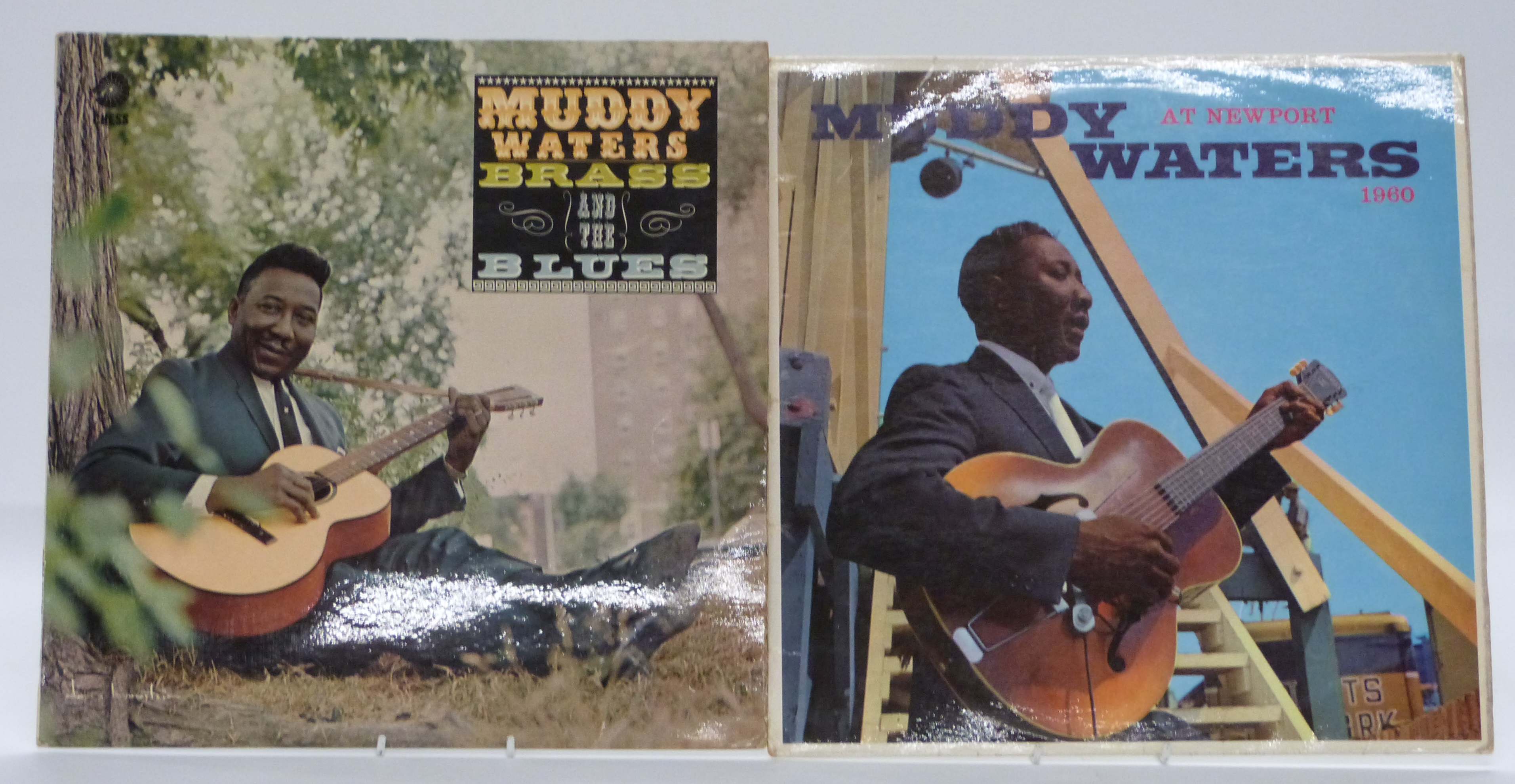 Muddy Waters - At Newport (CRL4513) and Muddy, Brass & The Blues (CRL4526) records appear at least