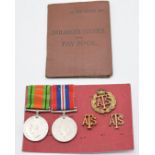 British Army WW2 medals comprising Defence Medal and War Medal for Muriel Audrey May Smith later