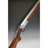 Winchester-Western Cooey Model 840 12 bore single barrelled shotgun with named lock, chequered