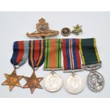 British Army Royal Artillery WW2 medals comprising 1939-1945 Star, Burma Star, Defence Medal, War