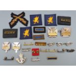 Small collection of Royal Gloucestershire, Berkshire and Wiltshire Regiment badges, shoulder