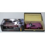 Two 1:18 scale diecast model sports cars Goldshield Collectables Special Edition Lamborghini SE 30th