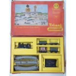 Tri-ang 00 gauge model railway goods train set, R3X, in original box.