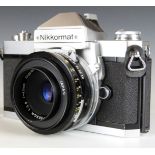 Nikon Nikkormat FT2 SLR camera with 45mm 1:2.8 lens