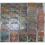 A near complete run of Fantastic comic books numbered 12-88 together with approximately fifty copies