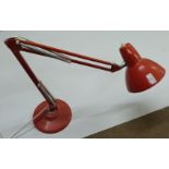 An industrial style anglepoise lamp by Thousand and One Lamps Limited