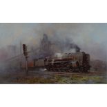 David Shepherd (1931-2017) signed limited edition (39/850) print "Heavy Freight '67", 9F steam