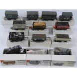 Thirteen Slater's Wagon Kits 0 gauge kit built model wagons including Alexander Coal, Burtt