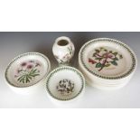 Approximately 28 pieces of Portmeirion dinner and decorative ware decorated in the Botanic Garden
