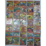 Forty-one Super Detective Library comic books numbered between 25 and 169.