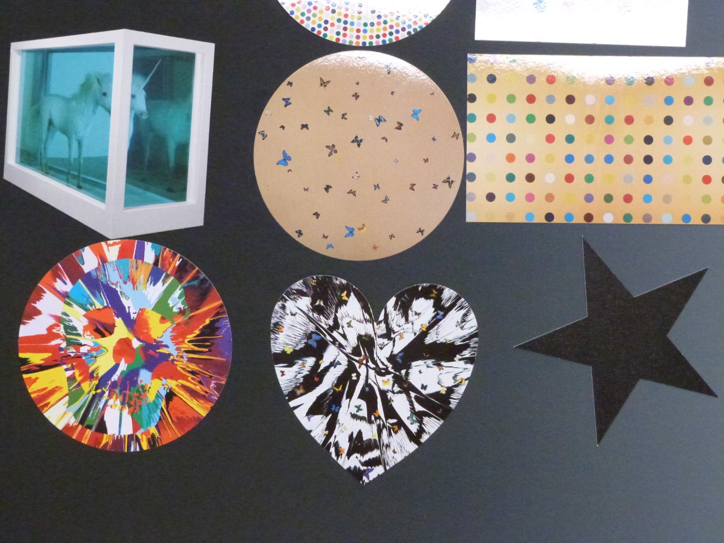 A collection of Damien Hirst ephemera, prints/ photographs on branded Hirst heavy card, includes - Image 5 of 7