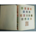 Simplex album of Great Britain, Commonwealth and European stamps, Victoria - QEII mint and used,