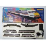 Hornby 00 gauge model railway Intercity 225 train set, R.824, in original box.