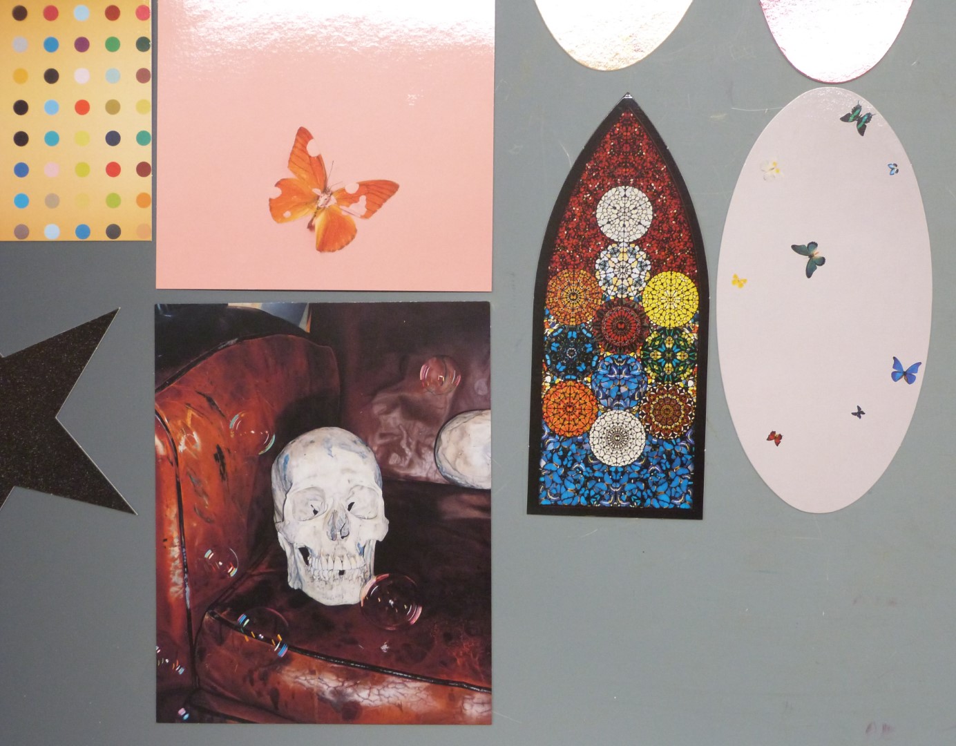 A collection of Damien Hirst ephemera, prints/ photographs on branded Hirst heavy card, includes - Image 3 of 7