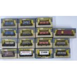 Fifteen Wrenn and Tri-ang Wrenn 00 gauge model railway wagons including Guinness tanker,