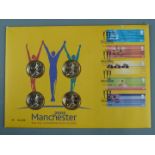 A 2002 Manchester Commonwealth Games coin/ stamp cover
