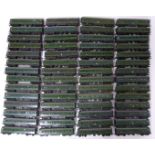 Sixty Tri-ang and Hornby 00 gauge model railway DMU Power cars, Trailer cars and coaches.