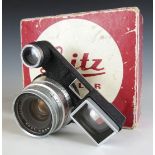Leitz Canada Summicron 1:2/35 camera lens with goggles, to suit Leica M3, in Leitz Summaron box