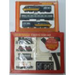 Two Hornby 00 gauge model railway train sets Rail Freight R.523 and High Speed Train Pack, both in