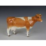 Beswick first version Guernsey cow, H10cm