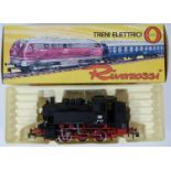 Rivarossi 0 gauge model railway 0-6-0 tank locomotive 80 038, 7183, in original box.