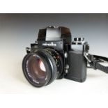 Minolta XM SLR camera with 50mm 1:1.4 lens