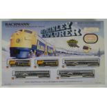 Bachmann N gauge model railway McKinley Explorer train set, 24010, in original display box.