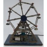 An electric Meccano Ferris / Big Wheel with Hornby motor, H 60cm