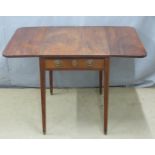 A 19thC mahogany Pembroke table, W81 x H68cm
