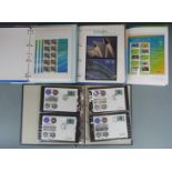 Sydney 2000 Olympic Games. Two Prestige stamp albums of gold medallist mini sheets and covers, an