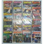 Twenty-four issues of Starlog TV and Film Space magazine including issues 2-36