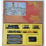 Tri-ang 00 gauge model railway goods train set, RDX, in original box.