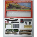 Hornby 00 gauge model railway Flying Scotsman train set, R.549, in original display box.