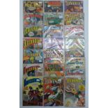 Twenty-two DC comic books including Aquaman 15, Hawkman 13 and 14, Jimmy Olsen 74 and 82,