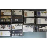 Five albums of GB first day covers and presentation packs 1969-97, also some booklets, mini sheets
