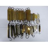 Twenty eight Salter spring balances, mainly postage examples including some with Victorian and later