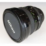 Vivitar 24-48mm 1:3.8 SLR camera lens with Nikon mount