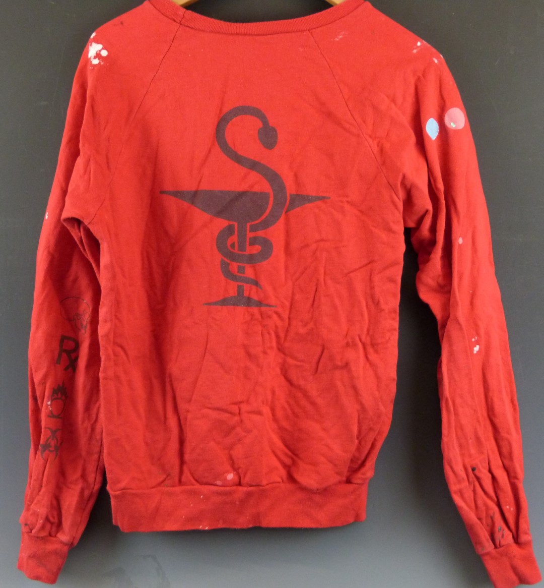 Four red Damien Hirst/ Science sweatshirts/ T-shirts with Hirst logos front and back, size S, - Image 3 of 3