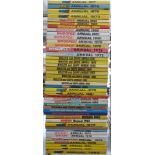 Forty-three British comic annuals including Wizzer and Chips, Wow, Wham, Cor etc.